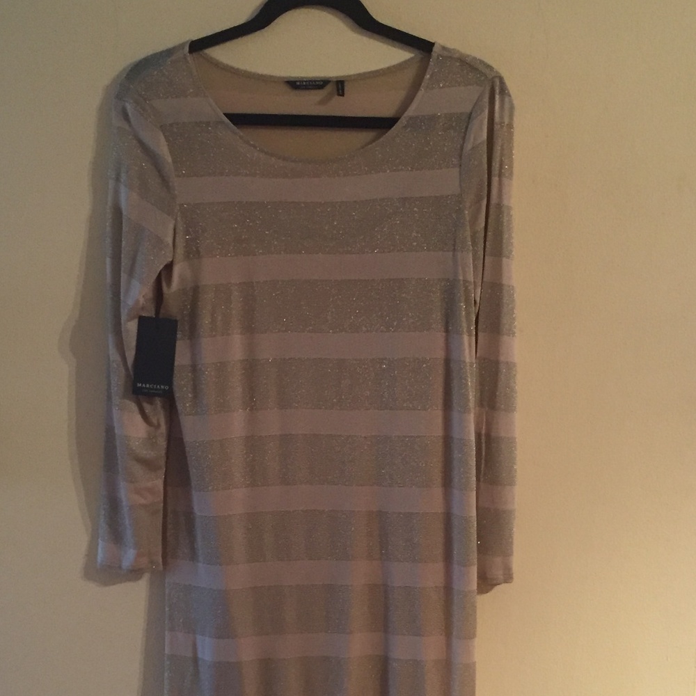 Brand NEW Marciano Gold Maxi Dress